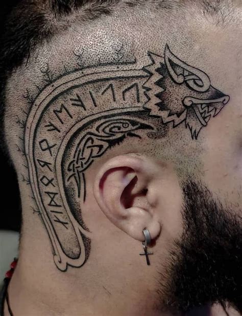 fenrir wolf tattoo|The Viking Wolf: 30+ Fenrir Tattoo Ideas